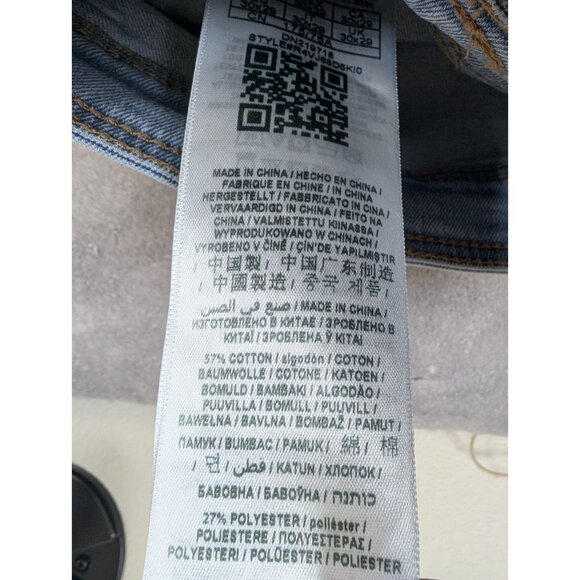 Guess Wide Leg Jeans Womens Size 30 High Rise Distressed Hem Hipster Y2K Preppy - Picture 4 of 10